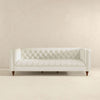 The Evelyn Mid Century Modern Beige Boucle Luxury Chesterfield Sofa Era and Style Inspired Home Décor 5