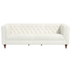 The Evelyn Mid Century Modern Beige Boucle Luxury Chesterfield Sofa Era and Style Inspired Home Décor 7