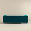 The Evelyn Mid Century Modern Teal Velvet Luxury Chesterfield Sofa Era and Style Inspired Home Décor 6