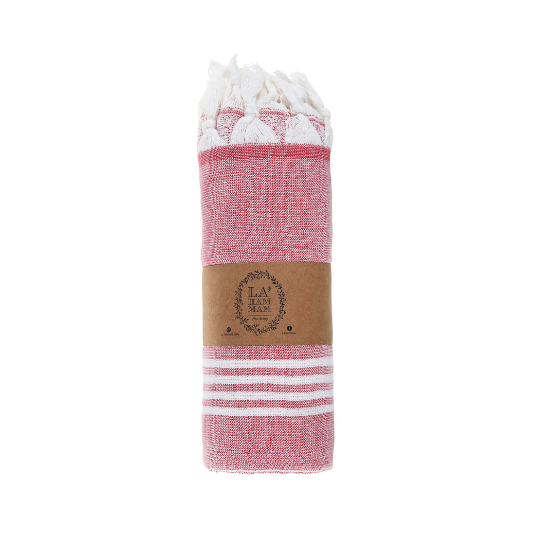 Asena Pure Cotton Throw Blanket by La'Hammam