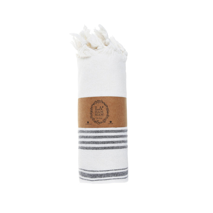 Asena Pure Cotton Throw Blanket by La'Hammam