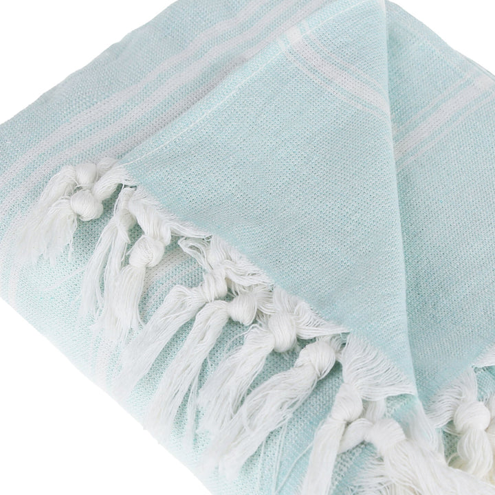 Asena Pure Cotton Throw Blanket by La'Hammam