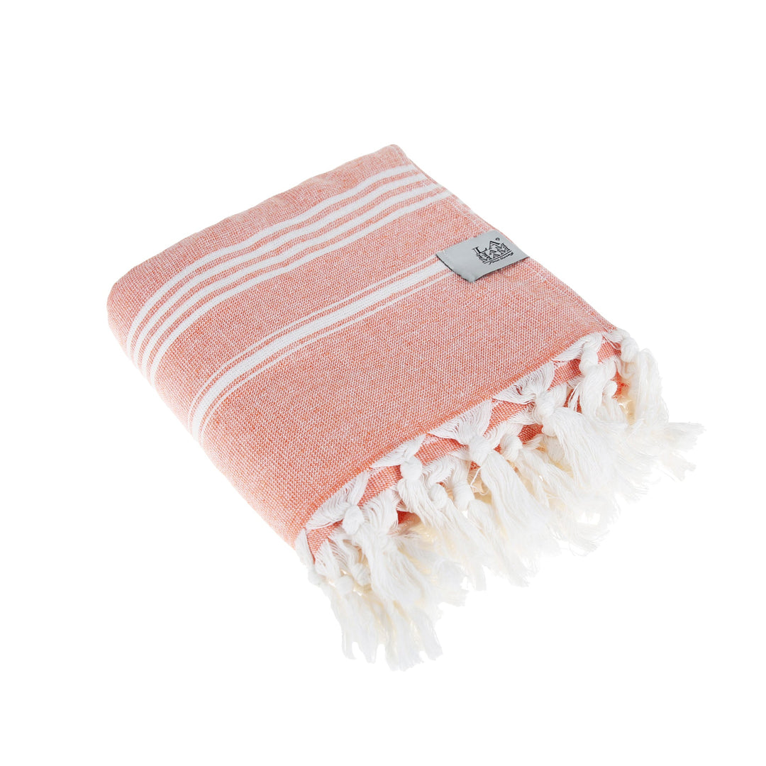 Asena Pure Cotton Throw Blanket by La'Hammam