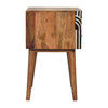 Edessa Bone Inlay Bedside Table