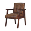 Brown Buffalo Leather Chair