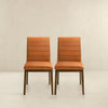 The Ines Burnt Orange Velvet Dining Chair (Set Of 2) Era and Style Inspired Home Décor 4