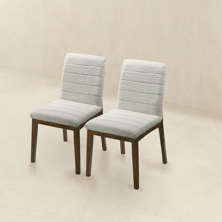 The Ines White Boucle Dining Chair (Set Of 2) Era and Style Inspired Home Décor 5