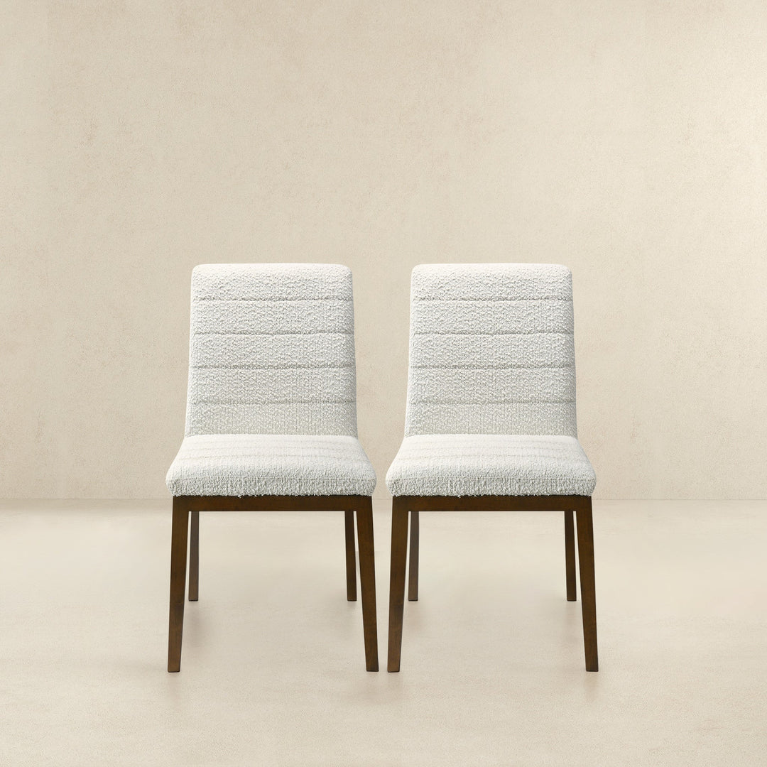 The Ines White Boucle Dining Chair (Set Of 2) Era and Style Inspired Home Décor 6