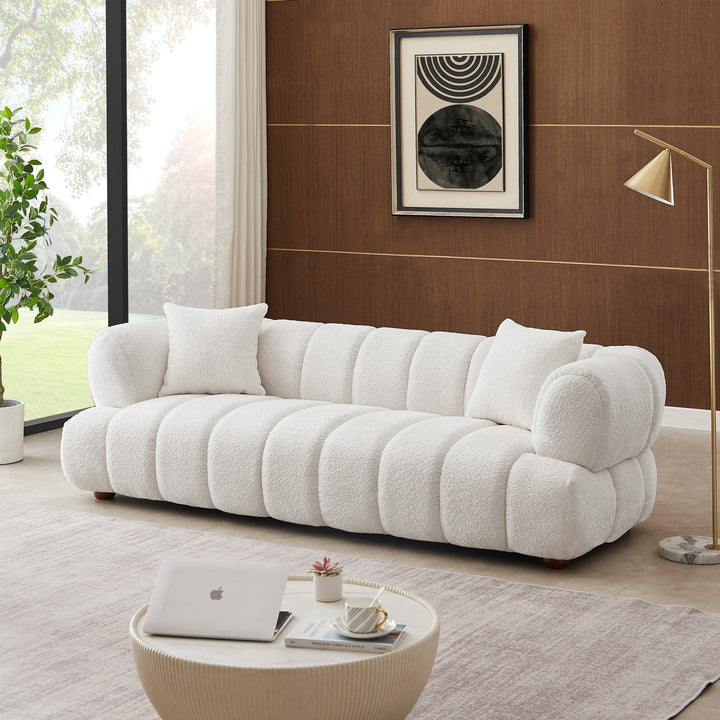 The Jasmin  89.7'' Upholstered Sofa Era and Style Inspired Home Décor 2