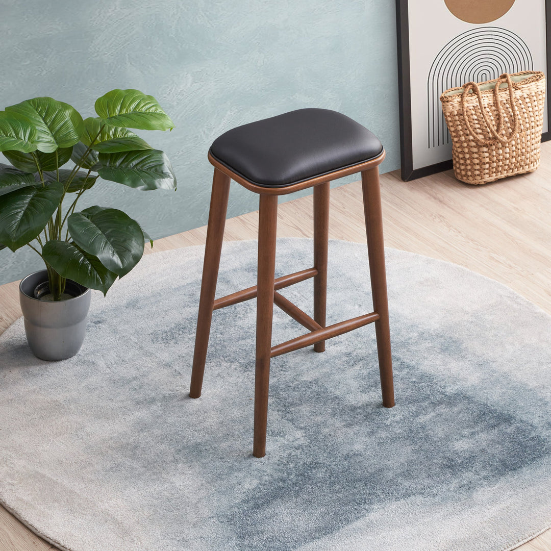 The Jason PU Leather Bar Stool Era and Style Inspired Home Décor 4