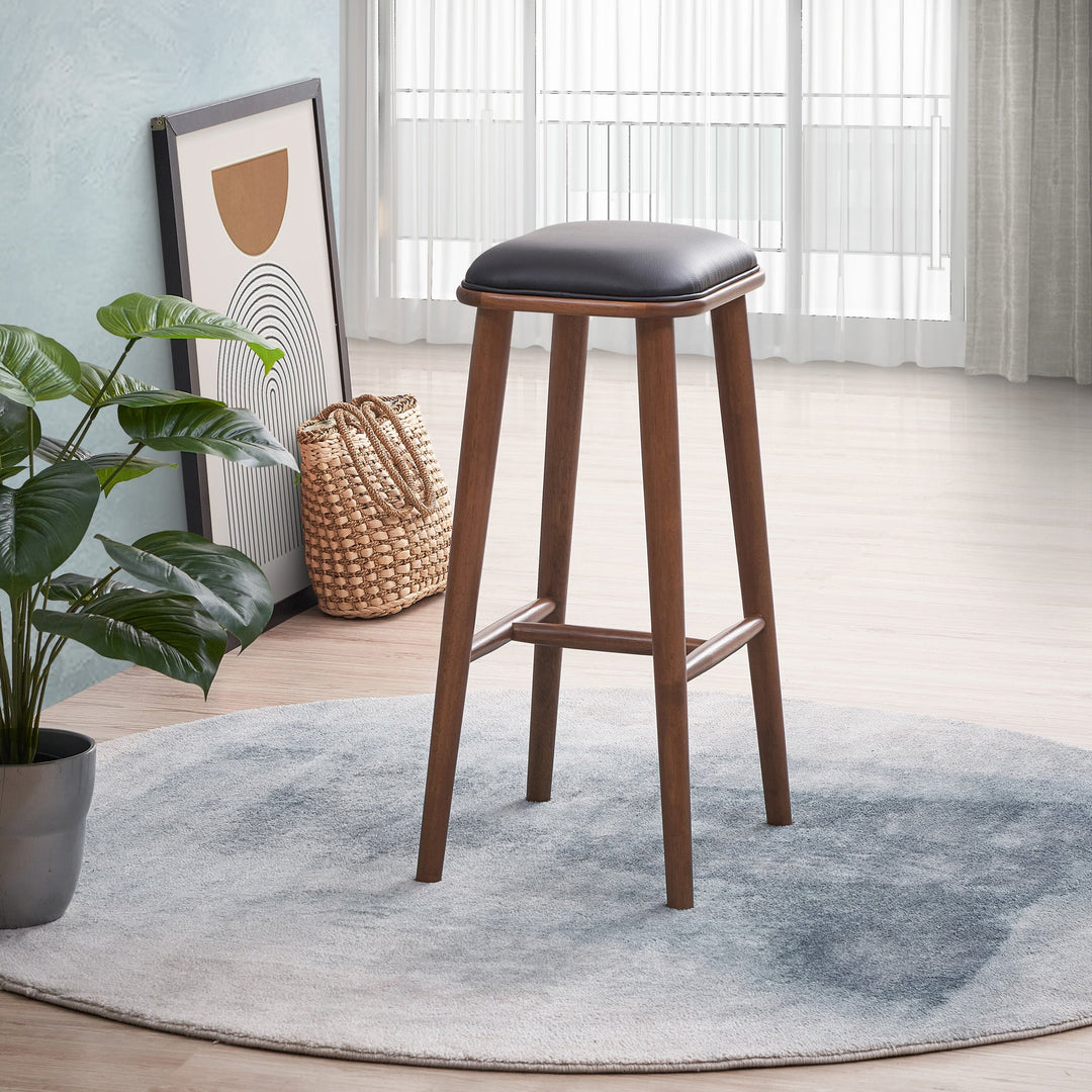 The Jason PU Leather Bar Stool Era and Style Inspired Home Décor 3