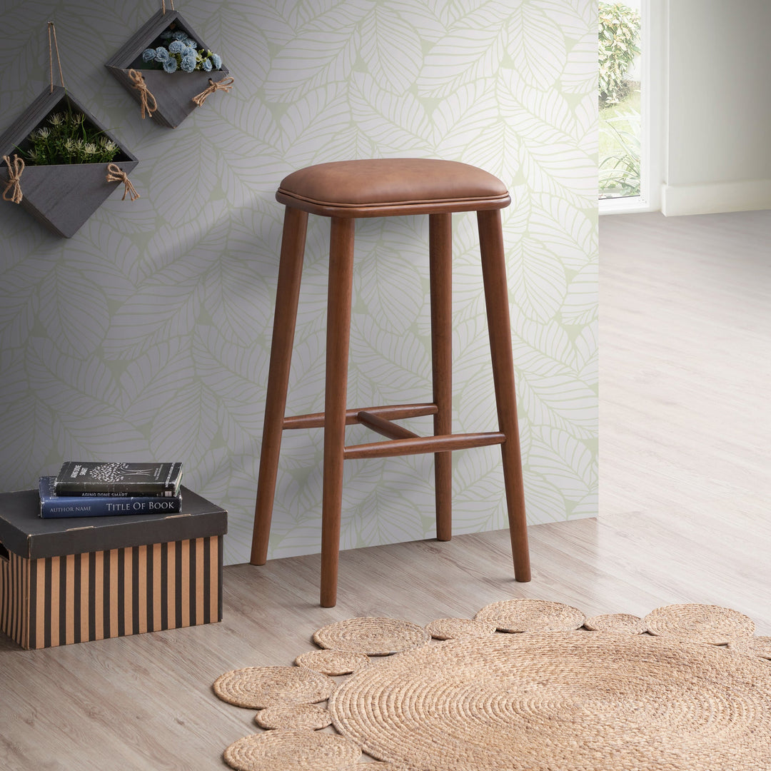 The Jason PU Leather Bar Stool Era and Style Inspired Home Décor 5