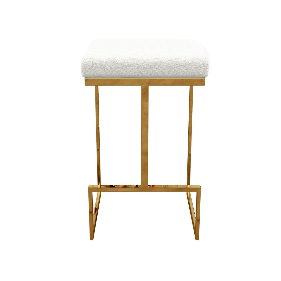 The Joel Mid Century Modern Luxury Upholstered Stool Era and Style Inspired Home Décor 8