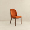 The Kaitlyn Burnt Orange Velvet Dining Chair (Set Of 2) Era and Style Inspired Home Décor 4