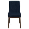 The Kate Dark Blue Fabric Dining Chair (Set Of 2) Era and Style Inspired Home Décor 1