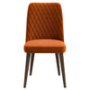 The Katie Burnt Orange Velvet Dining Chair (Set Of 2) Era and Style Inspired Home Décor 1