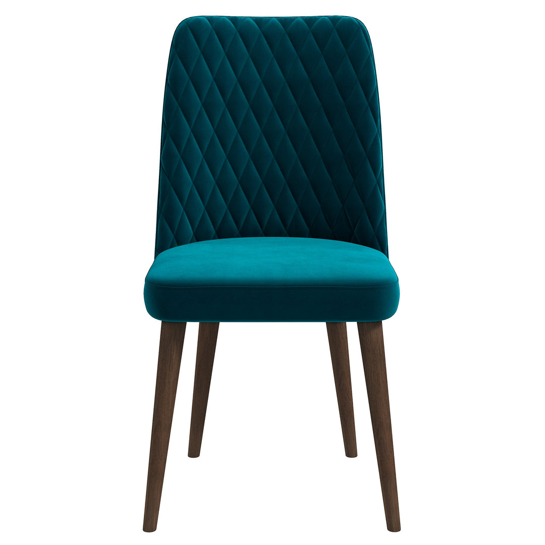 The Katie Teal Velvet Dining Chair (Set Of 2) Era and Style Inspired Home Décor 6