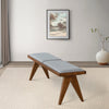 The Keira Bench (Grey Fabric) Era and Style Inspired Home Décor 2