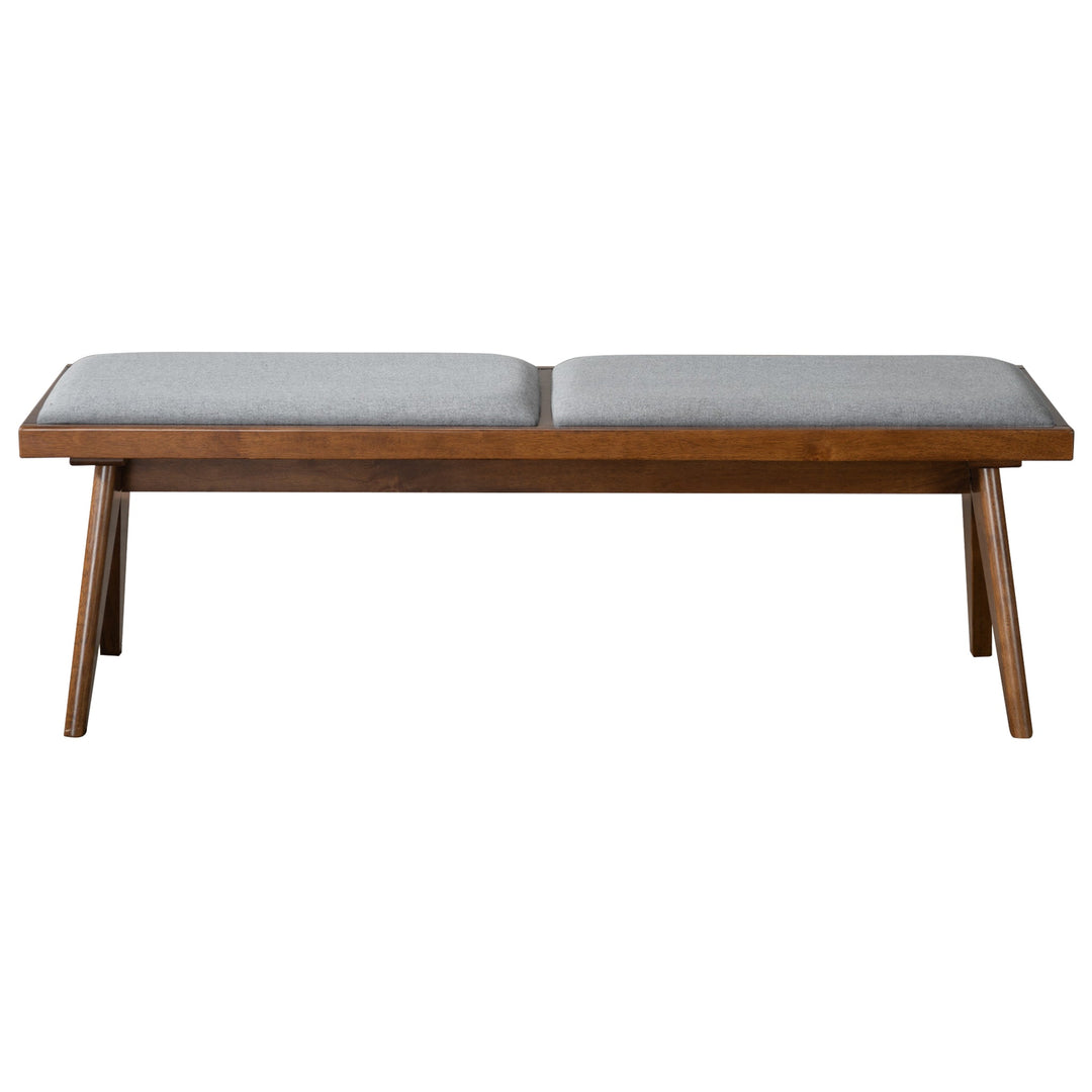 The Keira Bench (Grey Fabric) Era and Style Inspired Home Décor 1