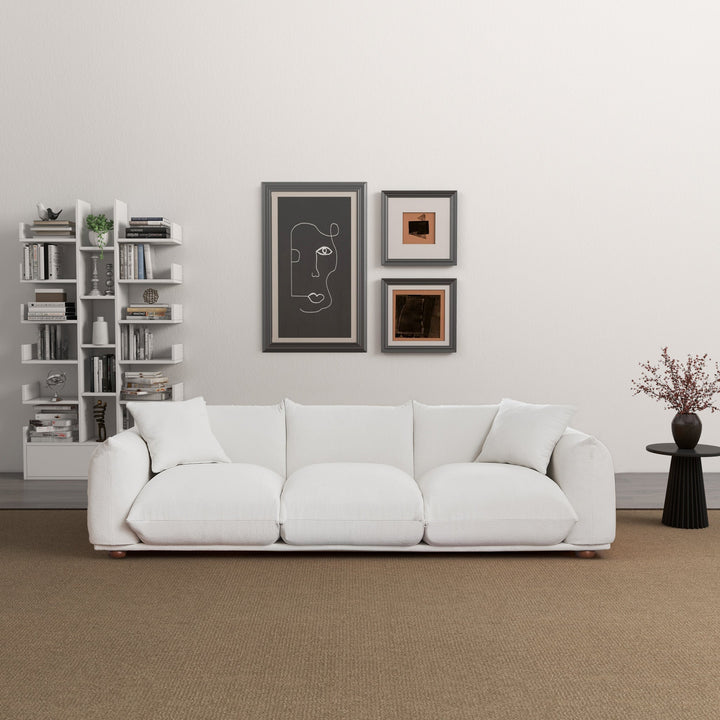 The Kely  100'' Boucle Upholstered Sofa Era and Style Inspired Home Décor 3