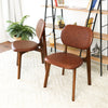 The Kelsey Brown Leather Dining Chair (Set Of 2) Era and Style Inspired Home Décor 3