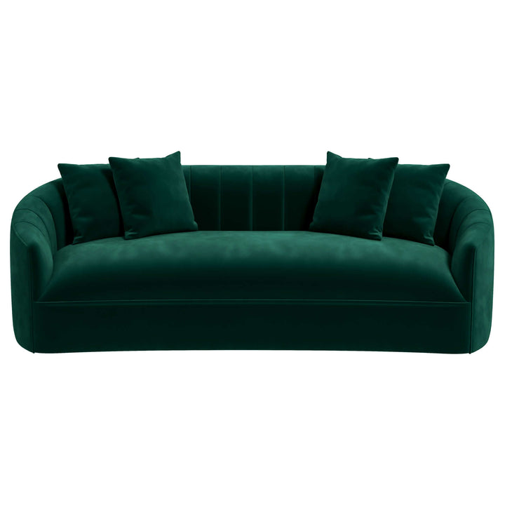 The Kante Green Velvet Sofa Era and Style Inspired Home Décor 7