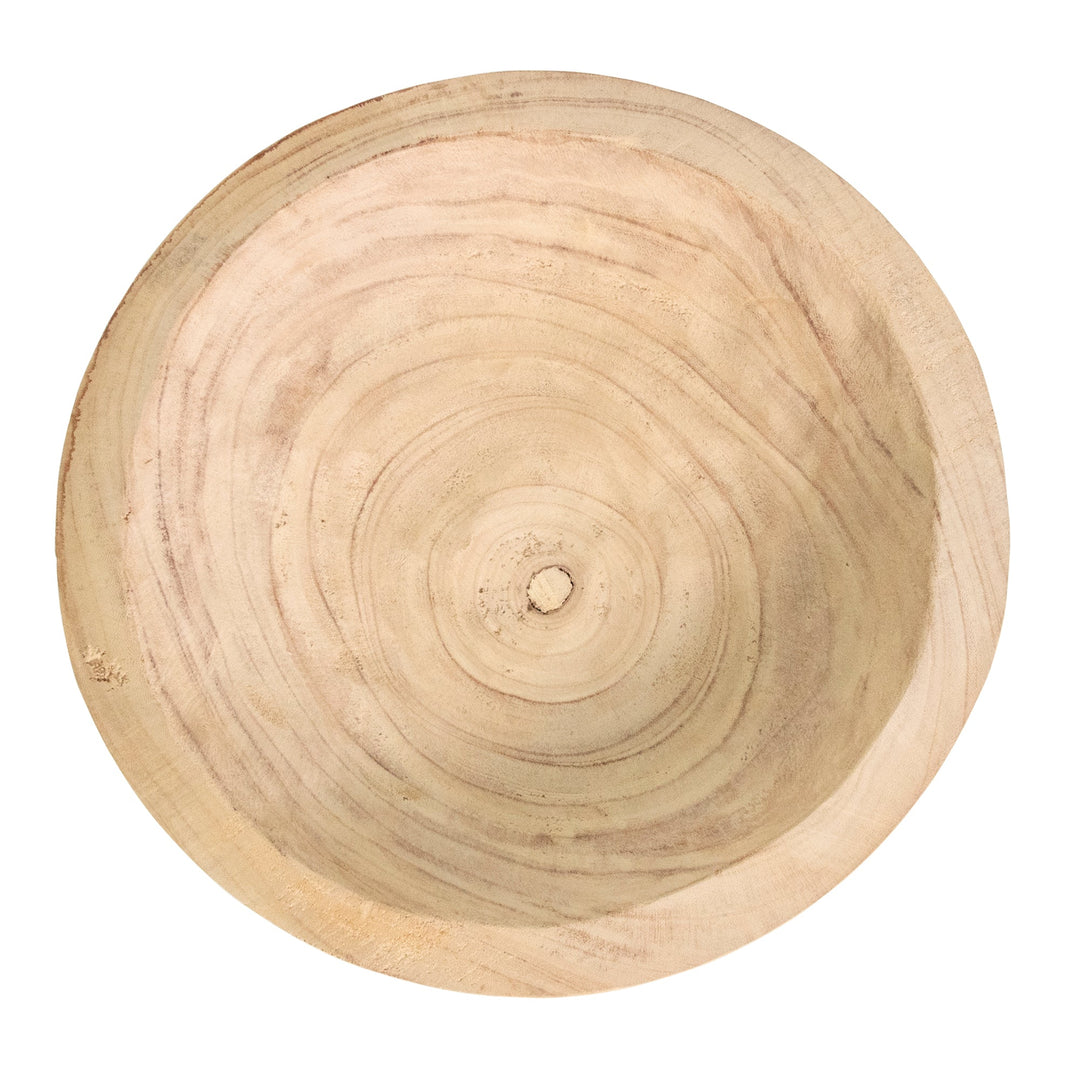 Paulownia Round Bowl