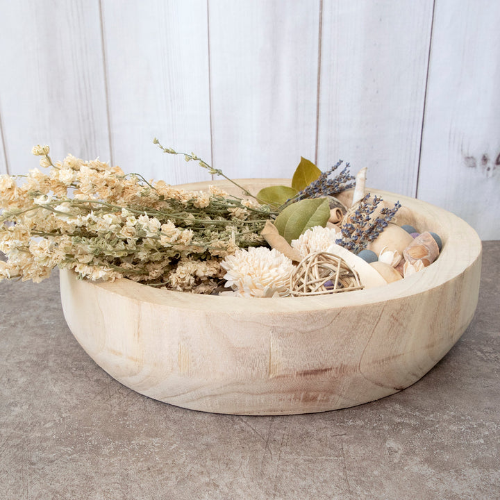 Paulownia Round Bowl