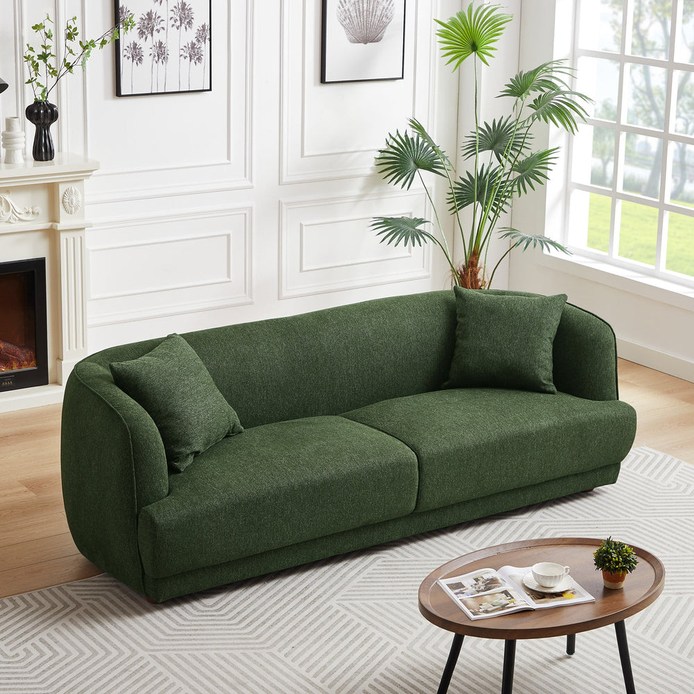 The Larisa Mid Century Modern Linen Sofa Era and Style Inspired Home Décor 1