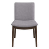 The Laura  Light Grey Linen Solid Wood Dining Chair (Set Of 2) Era and Style Inspired Home Décor 1