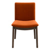 The Laura Burnt Orange Velvet Solid Wood Dining Chair (Set Of 2) Era and Style Inspired Home Décor 1