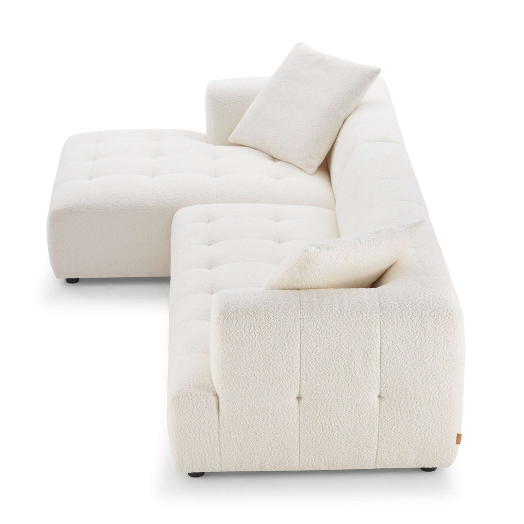 The Kaynes Boucle Sectional Sofa Era and Style Inspired Home Décor 4