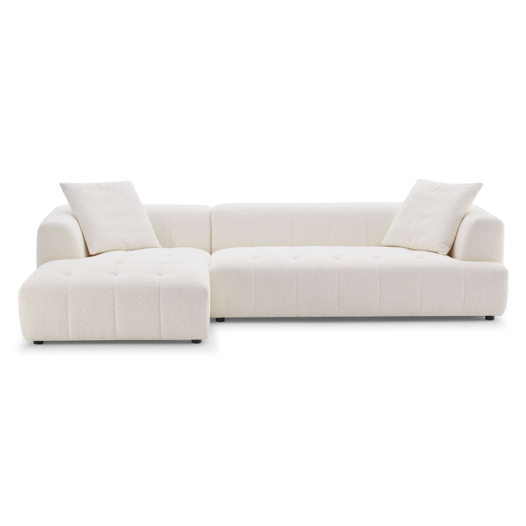 The Kaynes Boucle Sectional Sofa Era and Style Inspired Home Décor 1