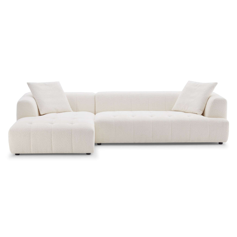 The Kaynes Boucle Sectional Sofa Era and Style Inspired Home Décor 1