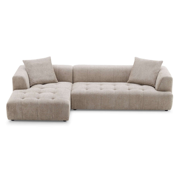 The Kaynes Boucle Sectional Sofa Era and Style Inspired Home Décor 1