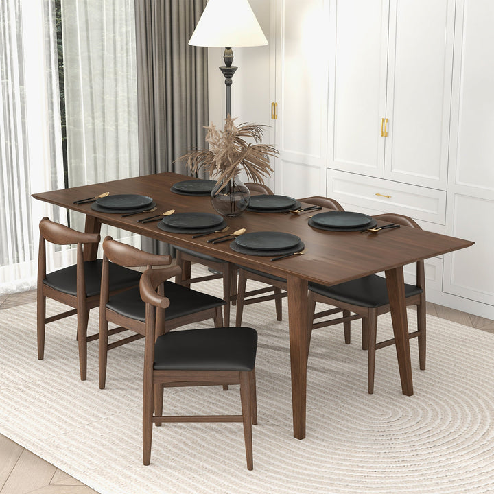 The Levi Modern Style Solid Wood Rectangular Dining Kitchen Table 86" Era and Style Inspired Home Décor 2