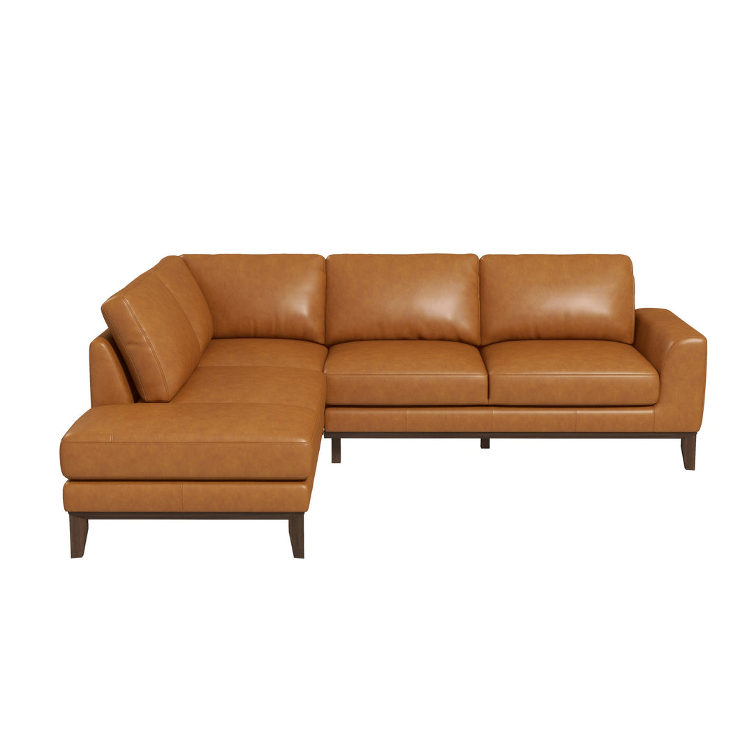 The London Leather Sectional Sofa Left Facing Era and Style Inspired Home Décor 1