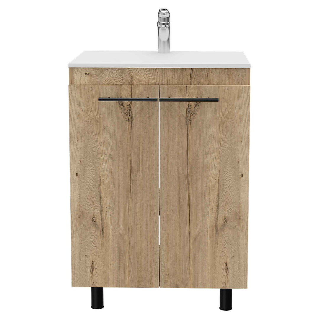 Selma 24" Freestanding Vanity Cabinet With Division