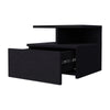 Augusta Floating Nightstand, 2-Tier Shelf, 1-Drawer