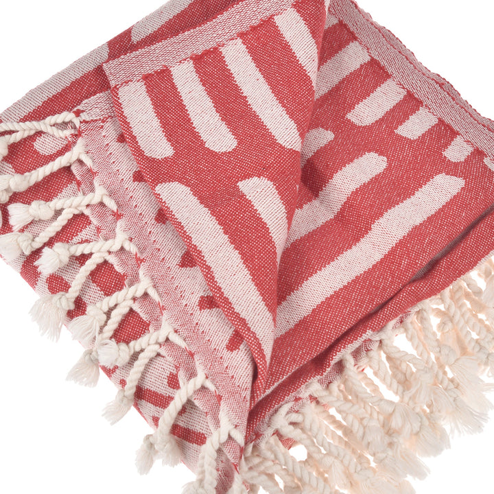 Exclusive Aitos Peshtemal Pure Cotton Throw Blanket by La'Hammam