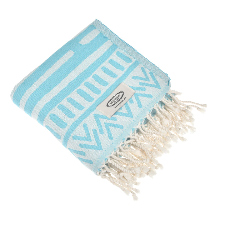 Exclusive Aitos Peshtemal Pure Cotton Throw Blanket by La'Hammam