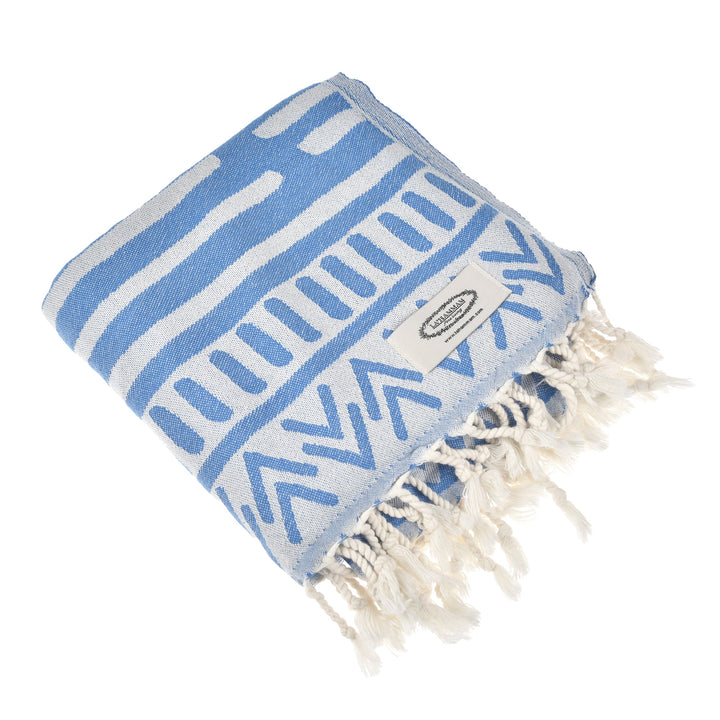 Exclusive Aitos Peshtemal Pure Cotton Throw Blanket by La'Hammam