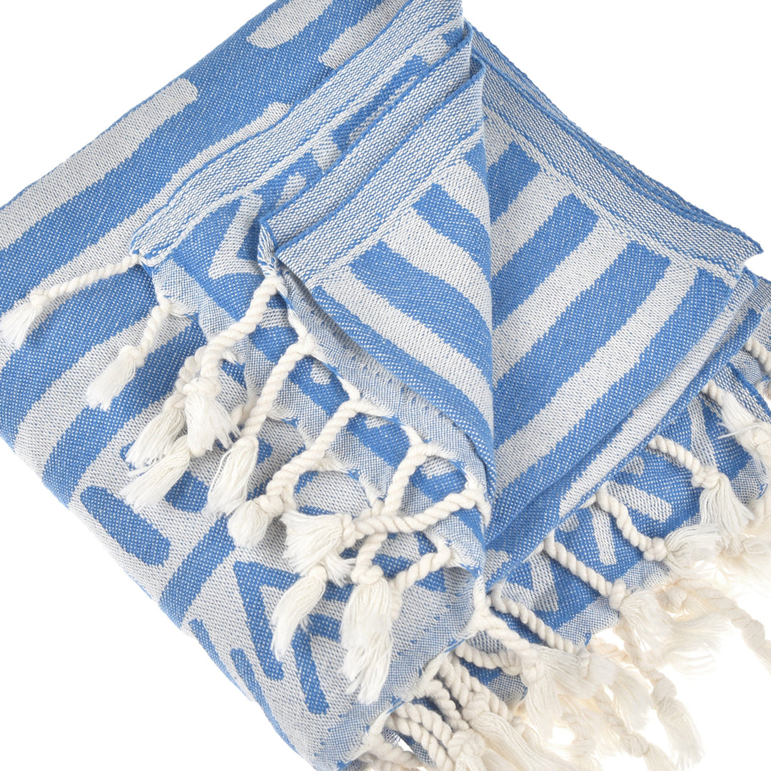 Exclusive Aitos Peshtemal Pure Cotton Throw Blanket by La'Hammam