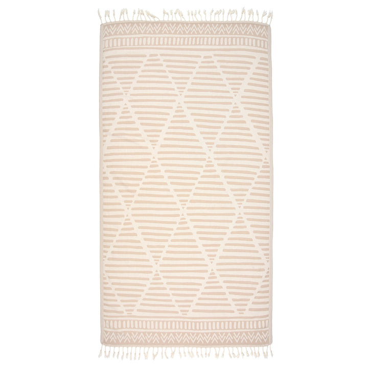 Exclusive Aitos Peshtemal Pure Cotton Throw Blanket by La'Hammam