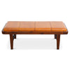 The Maddox Bench (Tan Leather) Era and Style Inspired Home Décor 7