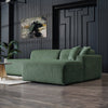 The Mar Sectional Green Velvet Sofa (Right Facing) Era and Style Inspired Home Décor 4