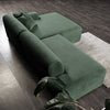 The Mar Sectional Green Velvet Sofa (Right Facing) Era and Style Inspired Home Décor 6