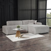 The Mar Sectional Grey Velvet Sofa (Right Facing) Era and Style Inspired Home Décor 2