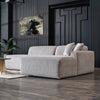 The Mar Sectional Grey Velvet Sofa (Right Facing) Era and Style Inspired Home Décor 4