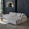 The Mar Sectional Grey Velvet Sofa (Right Facing) Era and Style Inspired Home Décor 5